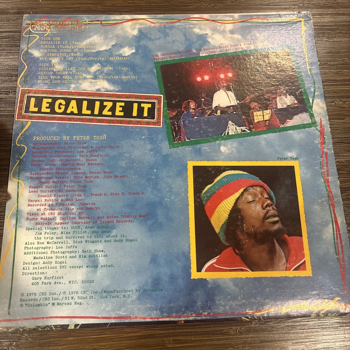 Peter Tosh LEGALIZE IT レゲエ　レコード Peter Tosh – Legalize It – Vinyl (LP, Album, Reissue), [r3128762
