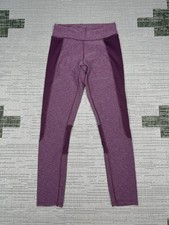 The North Face Flash Dry Leggings Womens XS Purple Mid Rise Drawstring Yoga