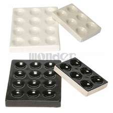 6 Holes /12 Holes Ceramic Porcelain Spotting Tile Reaction Plate Apothecary Lab