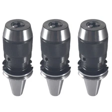3pcs CAT40 Keyless Drill Chuck 5/8'' Fits On Haas CNC Easy Great Tool Holder