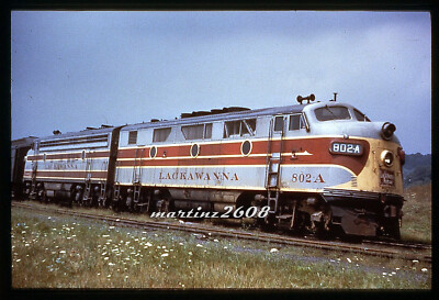 (MZ) DUPE TRAIN SLIDE - LACKAWANNA (DL&W) 802A+ POWER LASH-UP
