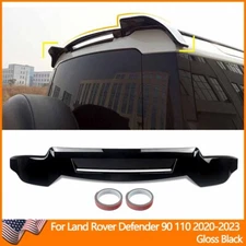 For 2020-2023 Land Rover Defender 90 110 Rear Roof Spoiler Top Wing Gloss Black