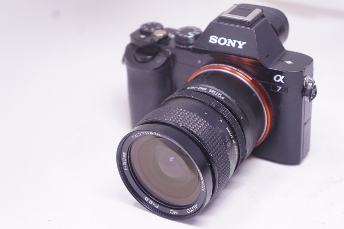 SONY E MOUNT ADAPTED 28MM Cosinon WIDE PRIME LENS ALL A7 NEX