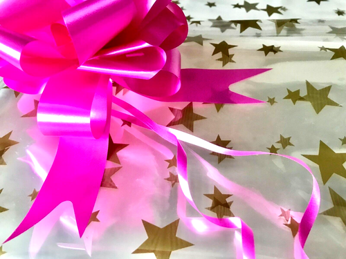 💜 Large-Xx Cellophane Hamper Bag & Bow Only Basket Wrap Birthday Christmas Baby - Picture 107 of 121