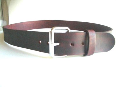 HEAVY DUTY REAL LEATHER  AMISH BELT 1.3/4'' W .TOOLS.HOLSTER MENS WOMEN WORK BELT