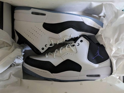 Nike Sneakers Air Jordan Courtside 23 AR1000-104 White Black Men's US10.5 NEW - Picture 1 of 9