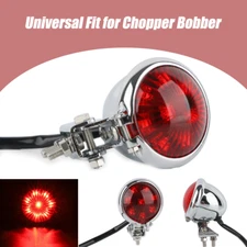 LED Brake Tail Light STOP Lamp For Harley Chopper Bobber Cafe Racer Universal