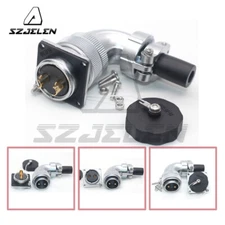 WEIPU WS28 2~26Pin Flanged Elbow Connector,Industrial Wire Connector Plug Socket