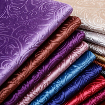 1 m geprägter Pleuche Stoff Blumen Samt Stoff DIY Home Sofa Kissen Polsterung
