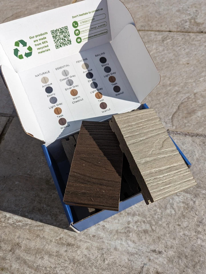 Tablero de cubierta compuesto Essential & Naturale Ultrashield caja de muestra gratuita  Foto 2 de 4