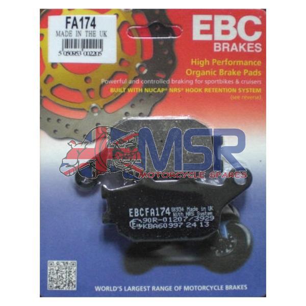 Yamaha MT-09 EBC FA174 Rear Brake Pads 2014