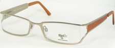 BLACK XS Paco Rabanne XS-802 783 SILVER /ORANGE EYEGLASSES GLASSES 52-19-135mm