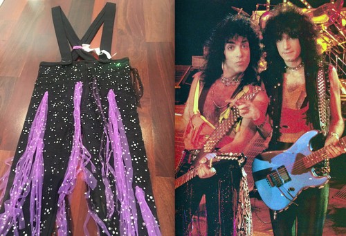 KISS PAUL STANLEY ANIMALIZE & ASYLUM TOUR 1984-86 STAGE WORN TOUR COSTUME PANTS - 第 1/12 張圖片