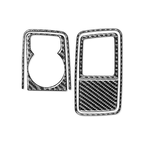 Carbon Fiber Console Gear Shift Knob Panel Cover For Ram 1500 2500 3500 2013-15 - Picture 2 of 13