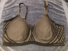 Honeylove Women  s Size 1X Black Bra EUC Adjustable Comfortable Removable Pads