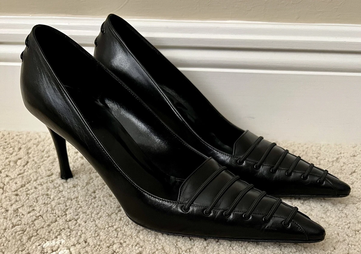 Black gucci high heels cheap