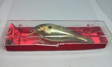 Vintage Cotton Cordell Big O 8103 Gold/Black 4" Brass Square Bill Fishing Lure