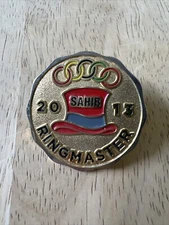 Vintage 2013 Olympic Sahib Ringmaster Pinback