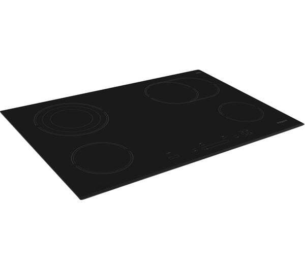 Graded Hotpoint HR7011BH 77cm Black Electric Ceramic Hob 5054645043736