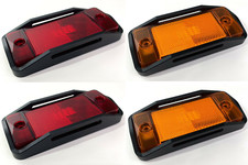 Set Of Led Side Marker Lights W Black Aluminum Bezels For 1970-77 Ford Bronco Set Of Led Side Marker Lights W Black Aluminum Bezels For 1970-77 Ford Bronco