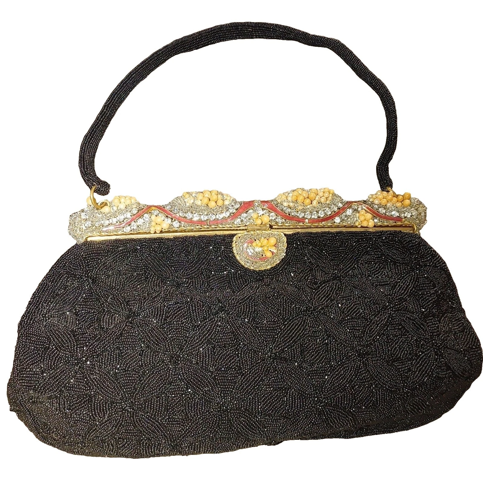 Vintage 100% Material de seda Bolsos y estuches