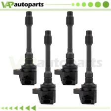 4PCS Ignition Coil For Honda Civic L4 2.0L FIT 1.5L UF749 305205R0003 C970