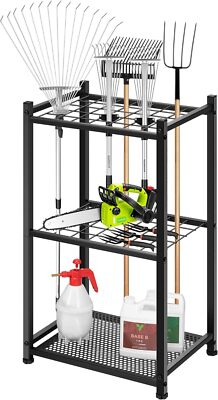 VIVOSUN Garden Tool Storage Organizer Cart Coated Steel Racks Max.35 Tools