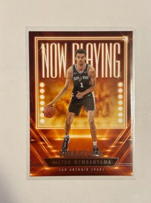 Victor Wembanyama 2023-24 Panini NBA Hoops Now Playing