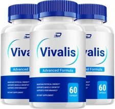 (3 Pack) Vivalis for Men Capsules-Vivalis Vitamin Complex Pills, All Natural