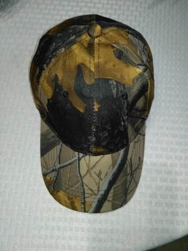 Men / Women Brown Camouflage Adjustable Cap Camo Baseball Hunting - Picture 4 of 4