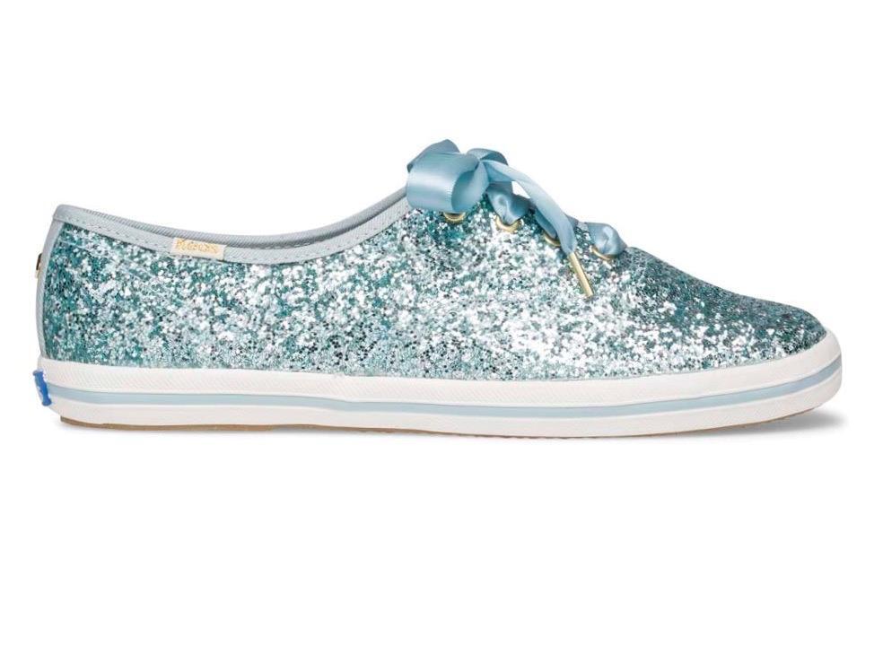 Arriba 70+ imagen kate spade keds blue glitter Thptnganamst.edu.vn