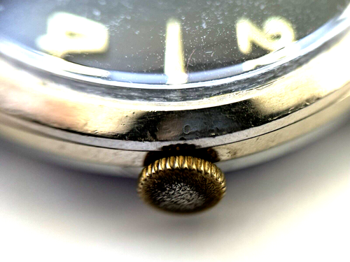 Vintage Men's Lucerne Swiss Mechanical Wind Up Watch Black Band & Dial Runs - Picture 11 of 16