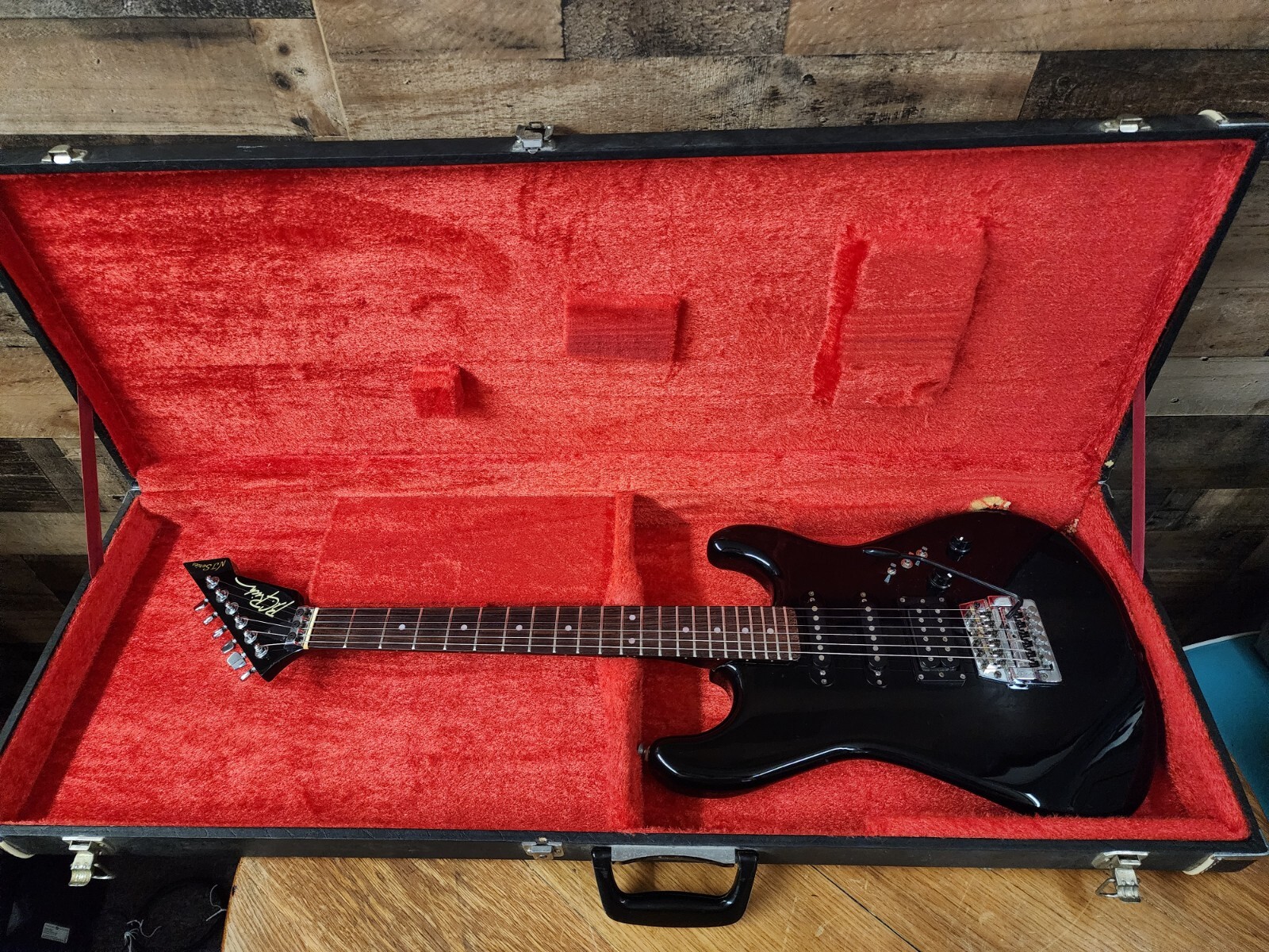1980s B C RICH Nj - ST-III  - Black Japan Kahler W /  Ohsc
