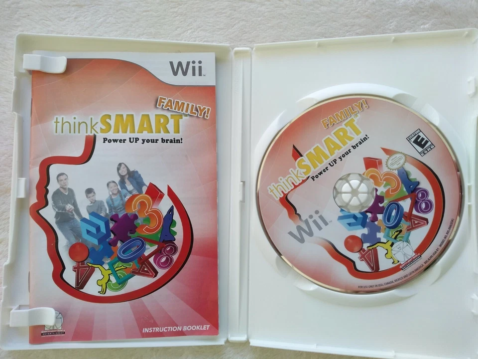 批量 2 个 WII 游戏:Think Smart Family & DDR Hottest Party 2 — 第 2/4 张图片