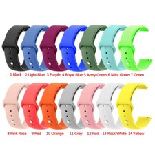 Soft Silicone Watch Wrist 20mm Band For Garmin Vivoactive 3 / vivoactive music