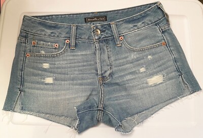 NWT ABERCROMBIE & FITCH 25/3 DISTRESSED DESTROYED CUT OFF