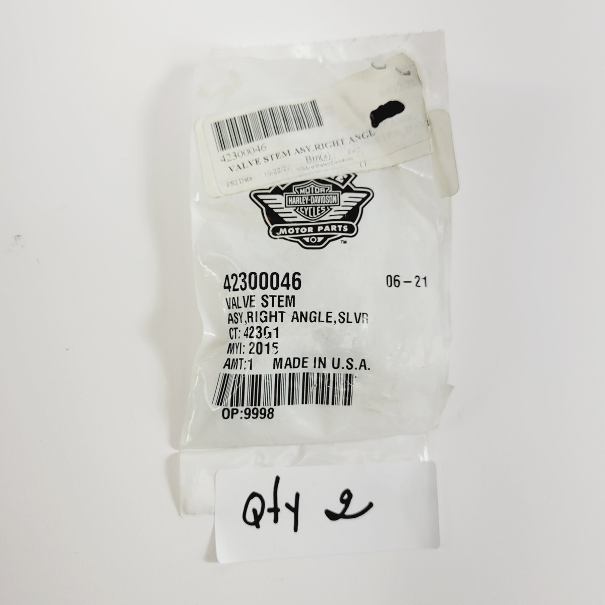 ハッピー Harley-Davidson Right Angle Valve Stem 42300046 | eBay