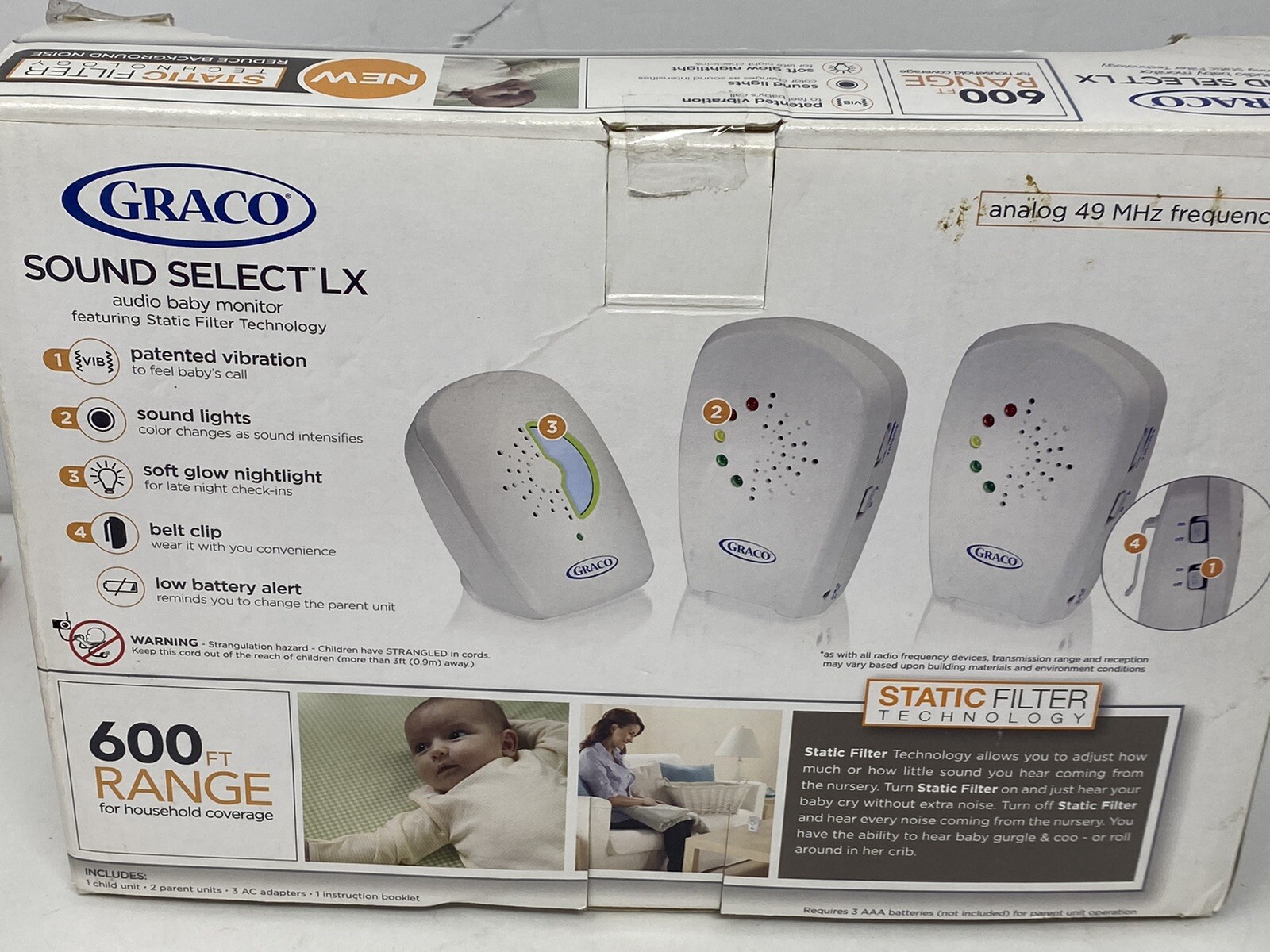 graco sound select baby monitor