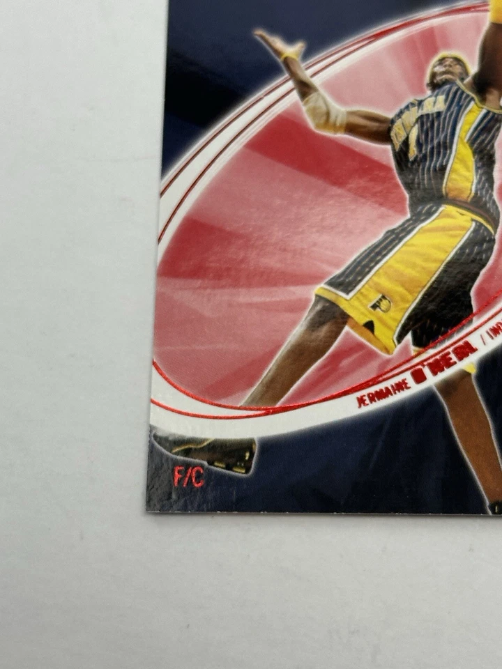 JERMAINE O’ NEAL 2004-05 FLEER SKYBOX EX ESSENTIAL CREDENTIALS FUTURE RED - Image 2 of 4