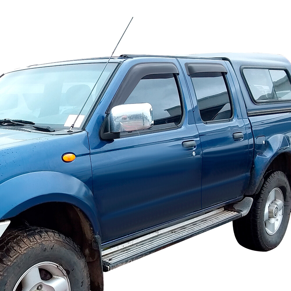 Wind Deflector For Nissan Navara D22 19972005 4door Rain Sun Visor Smoke Guard 726320915830 eBay