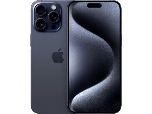 apple iphone 15 pro max - 256gb - titan blau - Foto 1 di 5