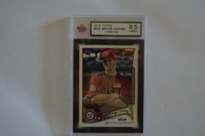 2014 TOPPS baseball   #100.2 Bryce Harper Future Stars   SSP  GRADE 8.5