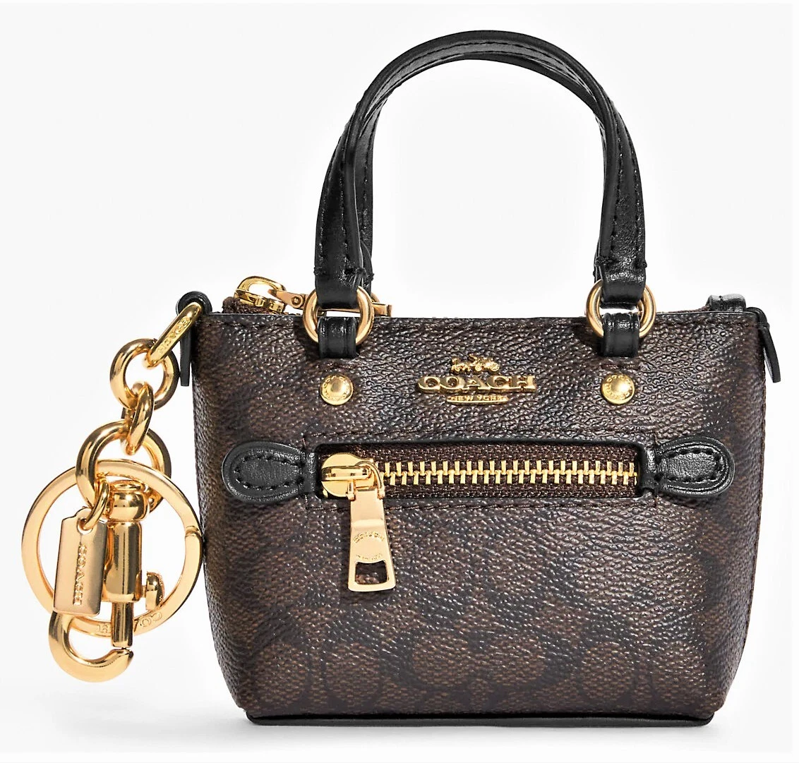 Coach mini bag keychain new arrivals