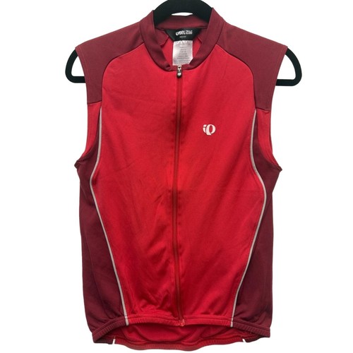 Pearl Izumi Red Sleeveless Reflective Cycling Jersey Medium Women's