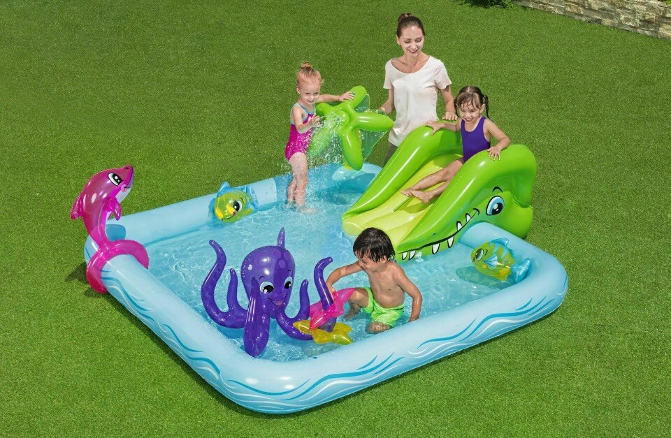 Bestway Play Centre Inflatable Pool with Slide Fantastic Aquarium