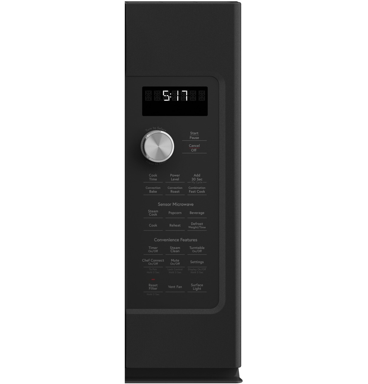 GE Café™ 1.7 Cu. Ft. Convection OvertheRange Microwave Oven, Black
