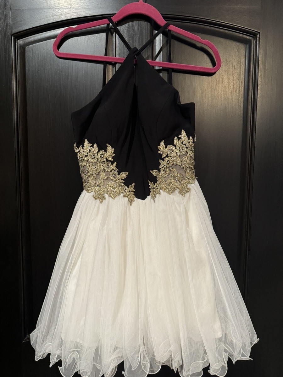 Blondie Nights by Stacy Sklar Spaghetti Strap Short Formal Dress. Juniors  Size 7 | eBay