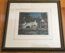 Frederick Marriott Original Etching A Farm Near Falaise France 