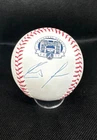 Ronald Acuna Signed 2017 Inaugural Season Logo Baseball Atlanta Braves JSA Wit