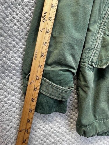 Retro Gap Outdoor Hooded Jacket Mens S Y2K Trashed Faded Military Utility READ - Picture 15 of 23